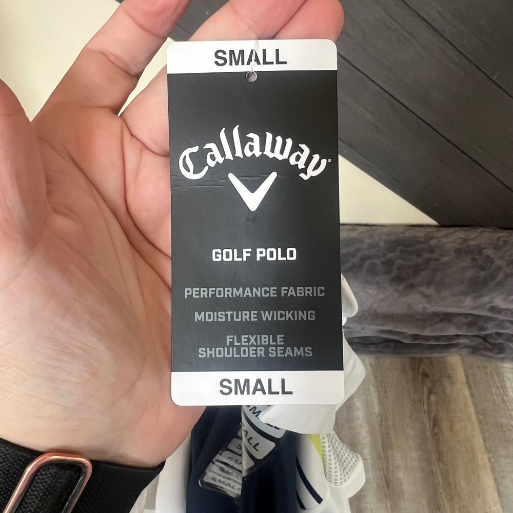 Callaway Men's Golf Polo Shirt NWT Moisture Wicking Athletic Performance Top - Picture 6 of 6